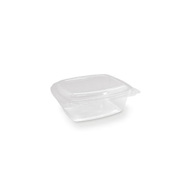 Disposable Hinged Salad Container 16oz Takeaway Box